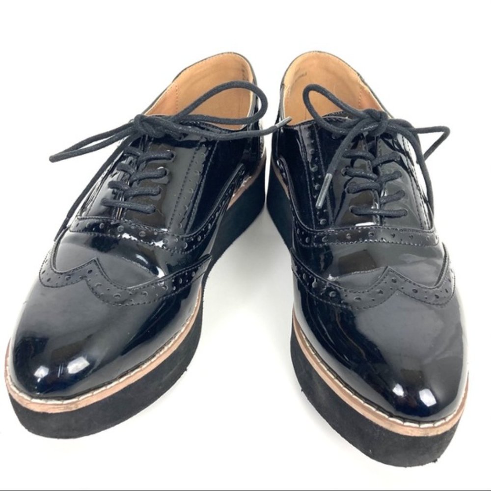 •MADDEN GIRL• Platform Oxford Patent Leather SZ 8